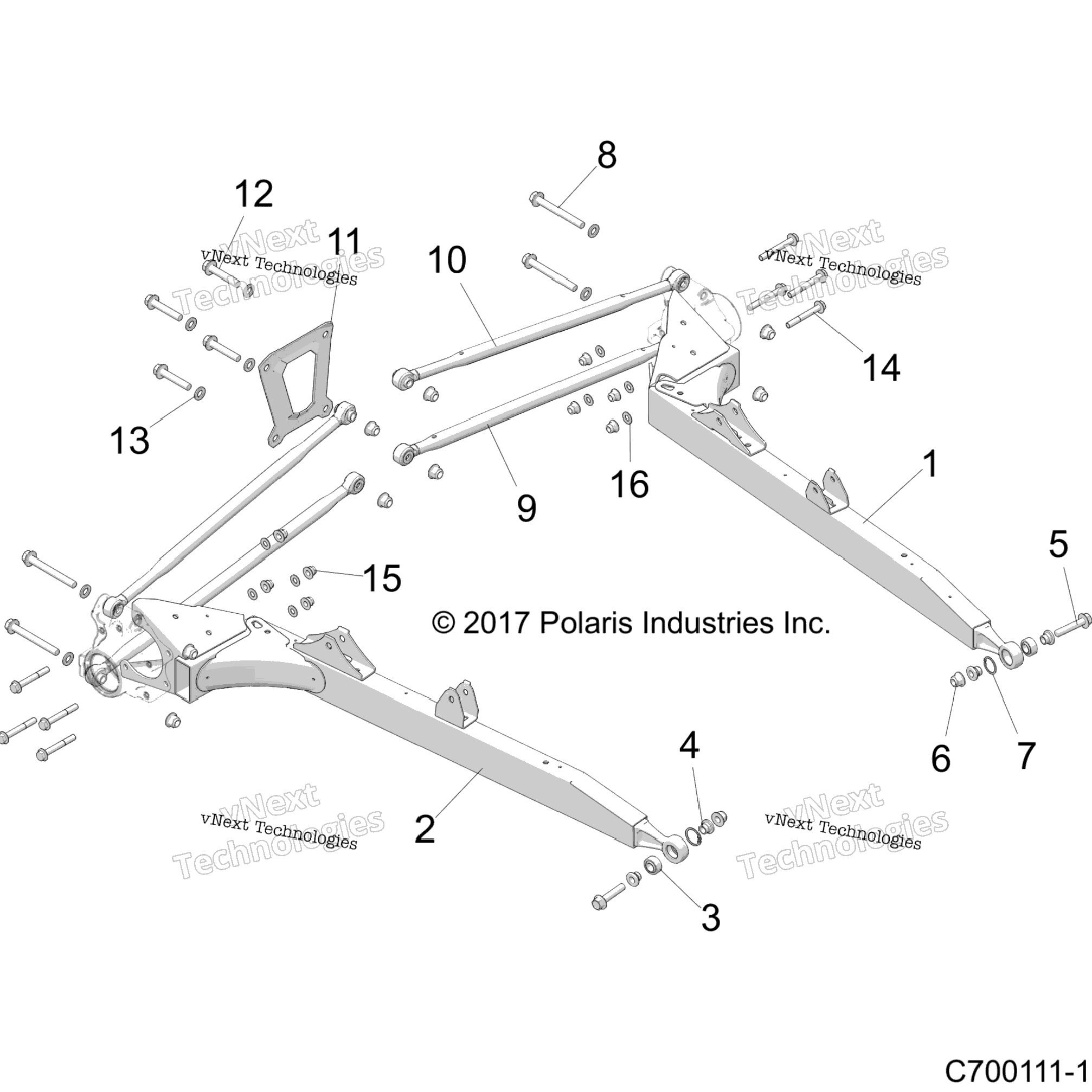 Suspension, Rear Control Arms