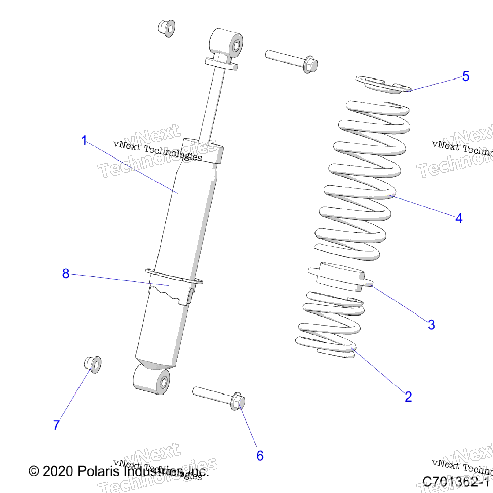 Suspension, Rear Shock