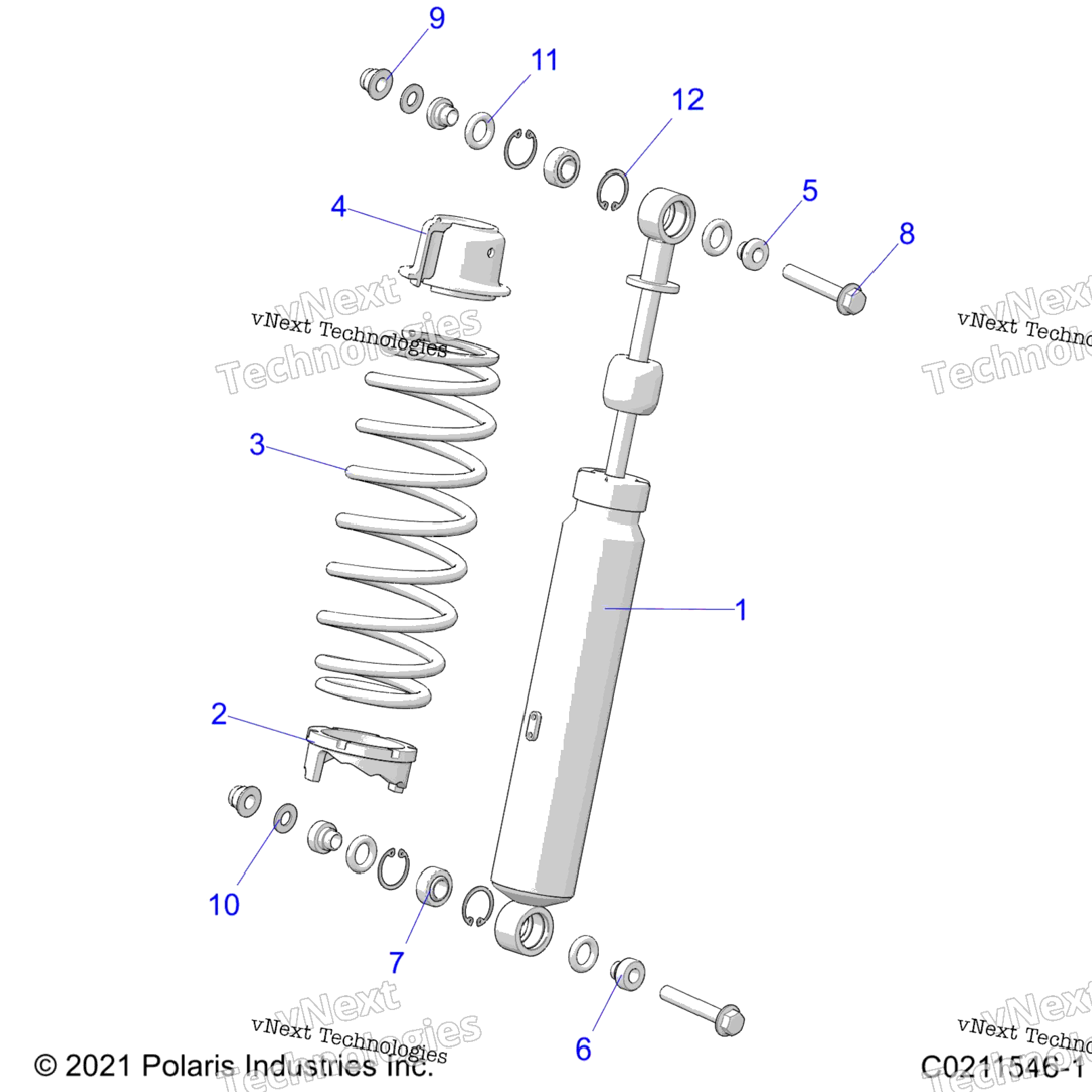 Suspension, Shock, Front