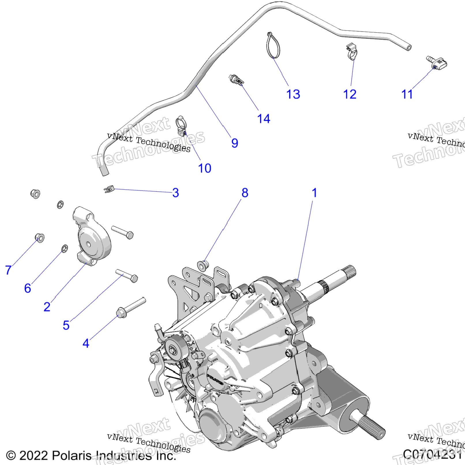 Drive Train, Main Gearcase Mounting