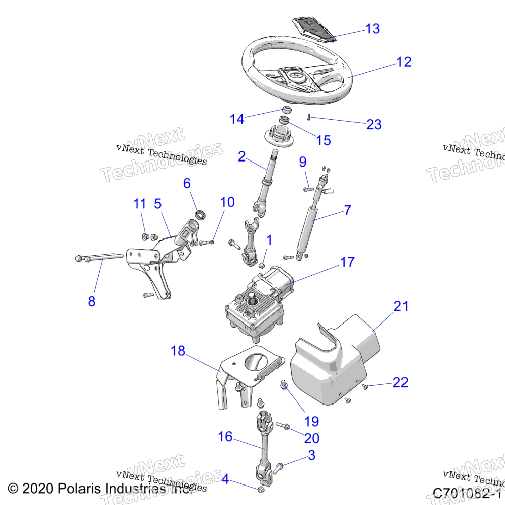 Steering, Power Steering Asm