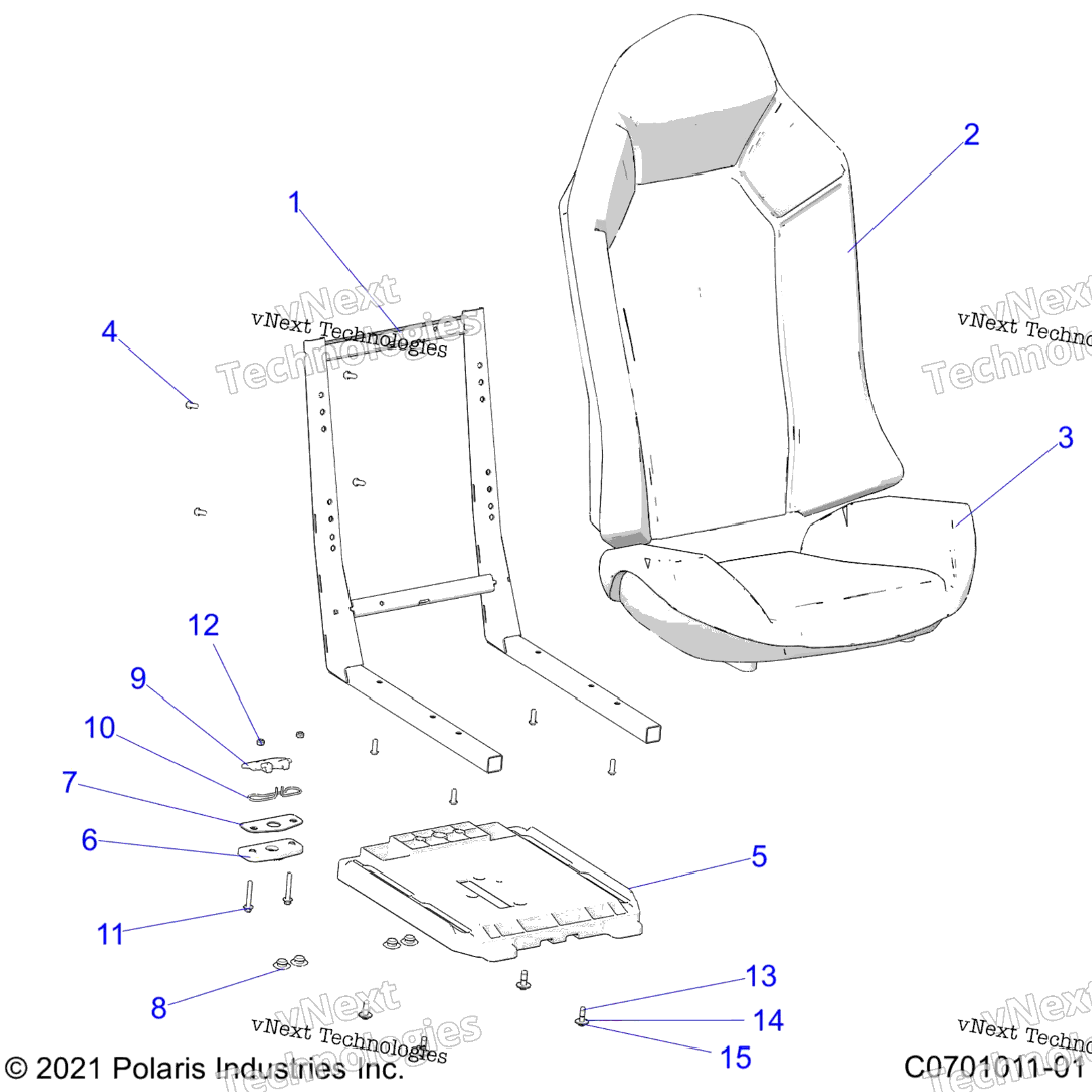 Body, Seat Asm. And Slider