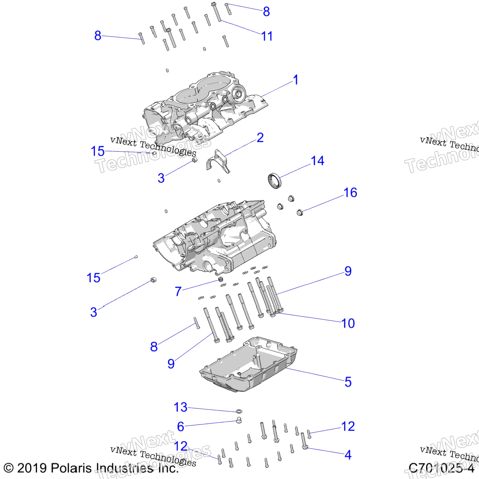 Engine, Crankcase