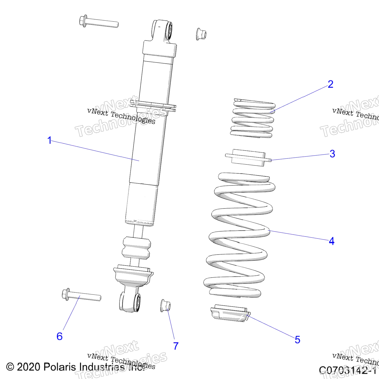 Suspension, Rear Shock