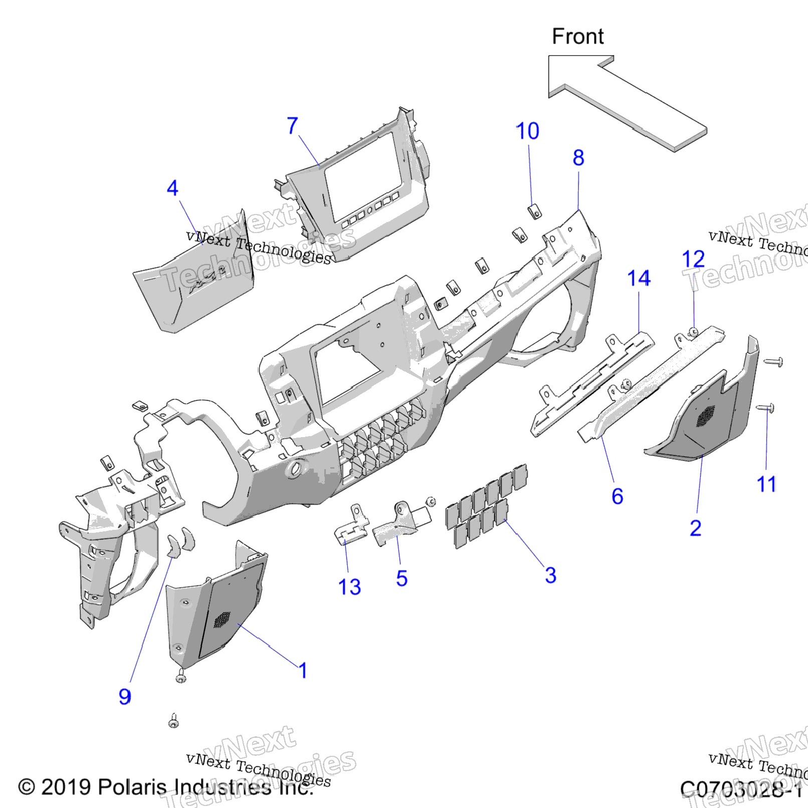 Body, Dash Lower, Ride Command