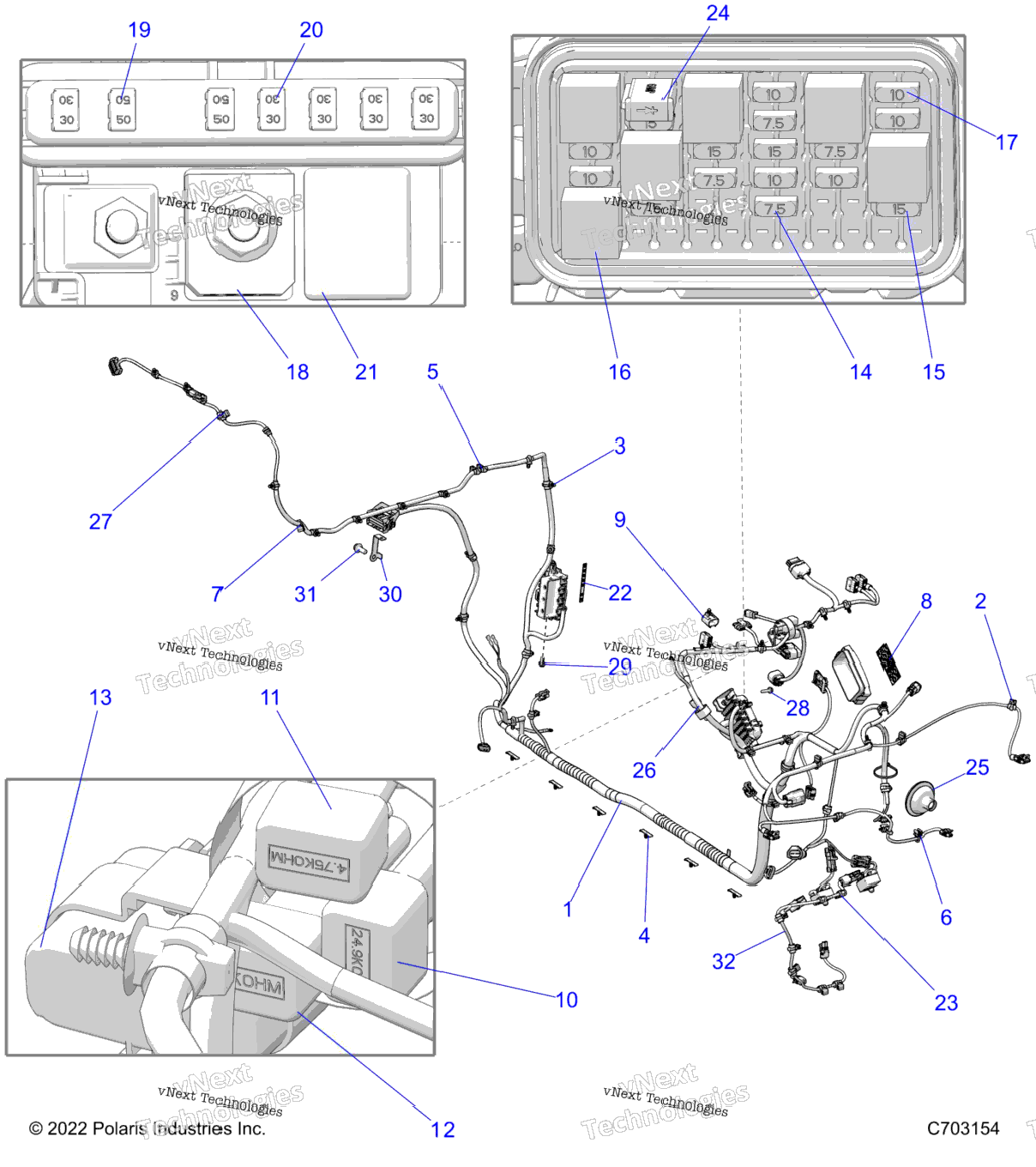 Electrical, Wire Harness, Chassis