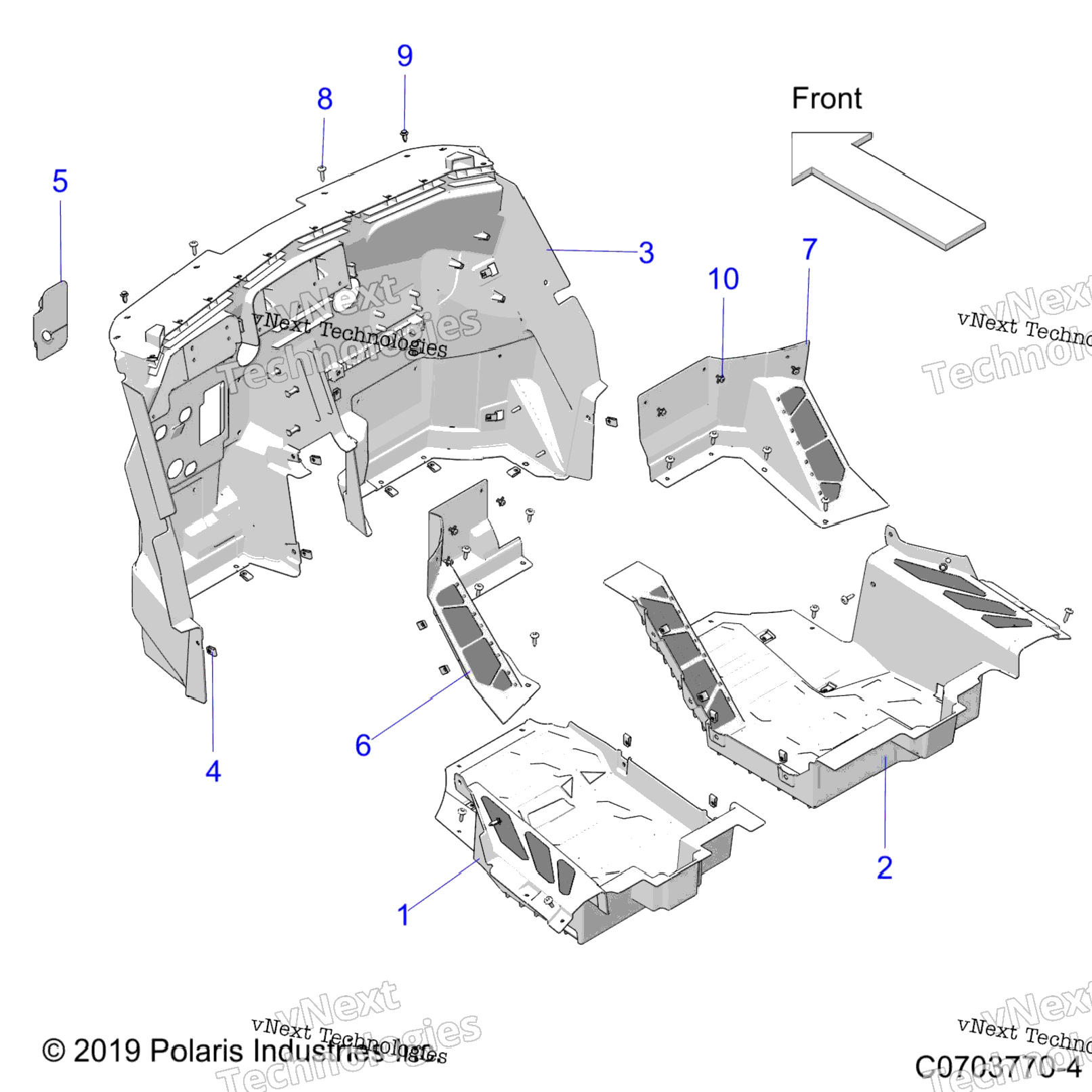 Body, Floor Panels, Front Z22rgl2kapAlBkBpBtBl