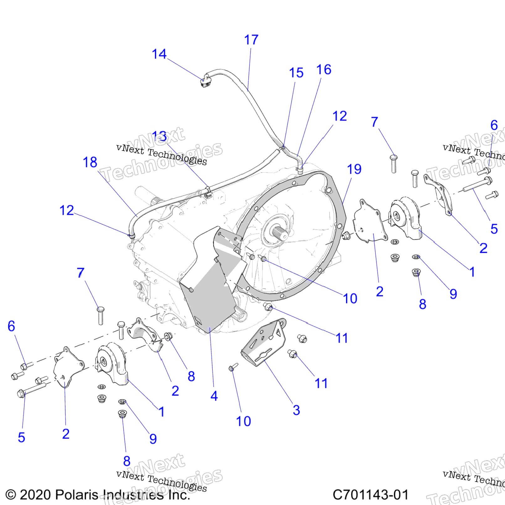 Drive Train, Gearcase, Main, Mounting Z22rgl2kapAlBkBpBt