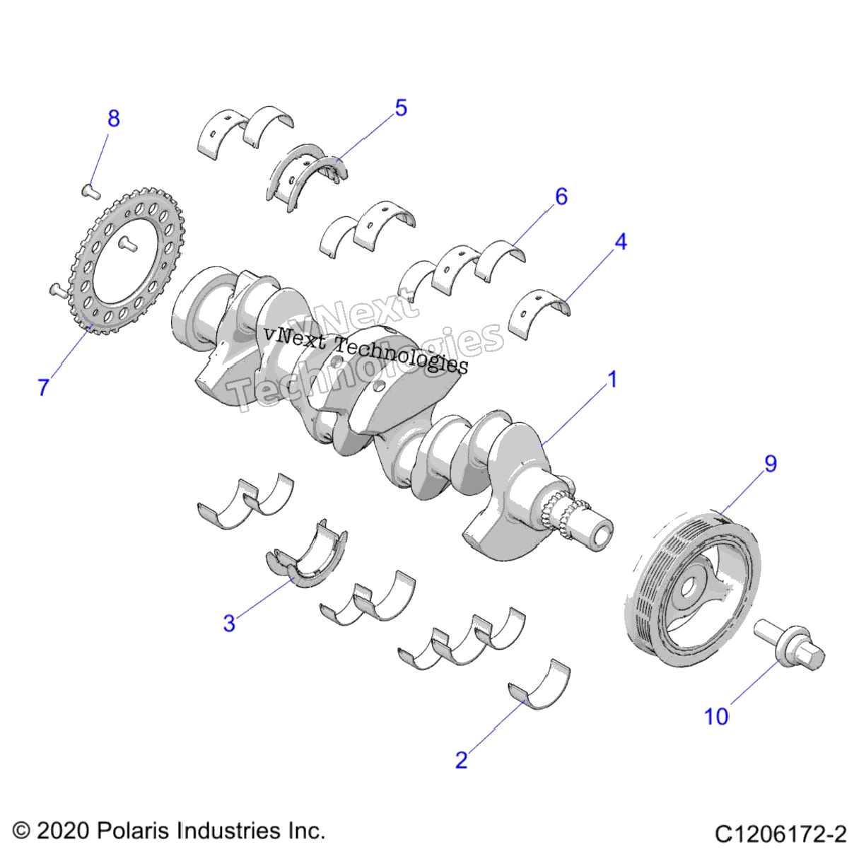 Engine, Crankshaft And Bearings Z22rgl2kapAlBkBpBt