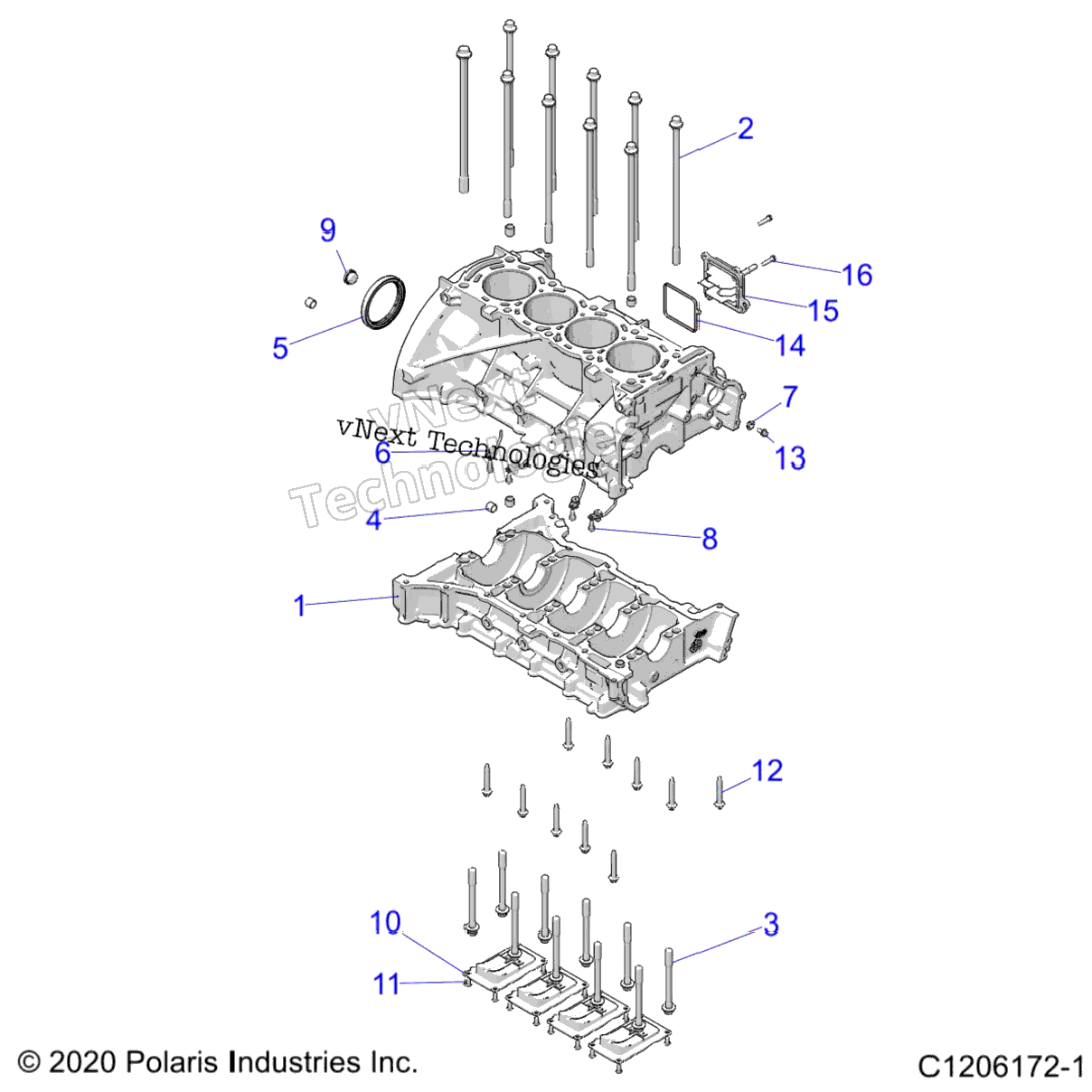 Engine, Cylinder Block Z22rgl2kapAlBkBpBt