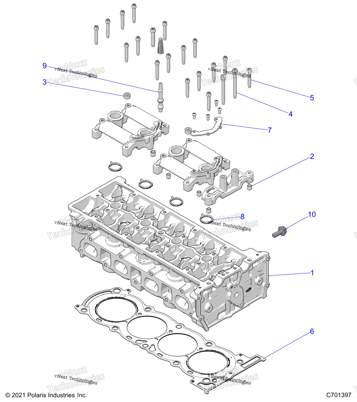 Engine, Cylinder Head Z22rgl2kapAlBkBpBt