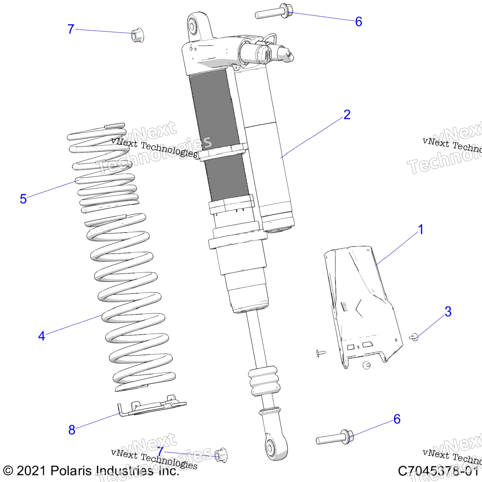 Suspension, Rear Shock Mounting, Deluxe Z22rgl2kapAlBkBpBt