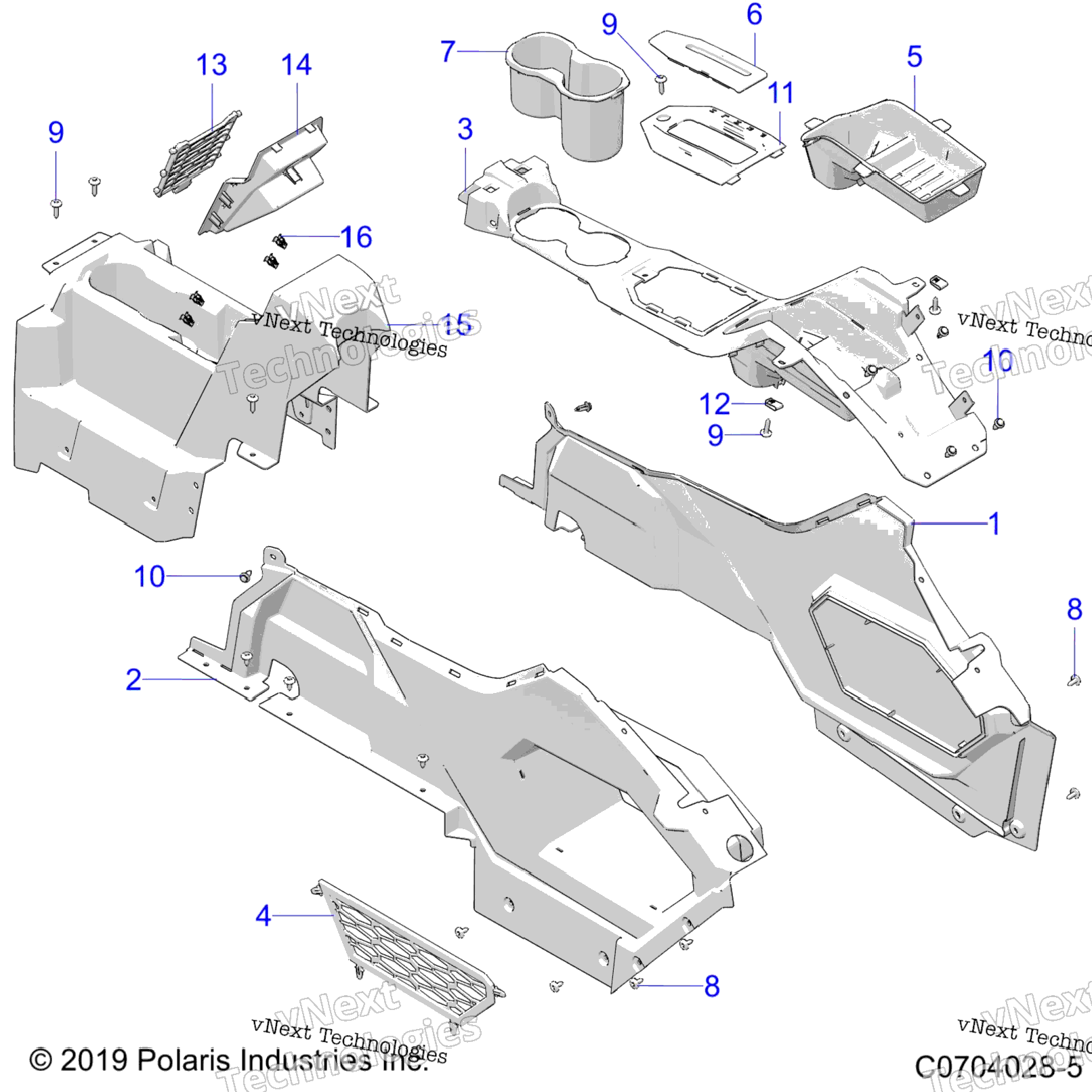 Body, Center Console Z22rml2kalApBkBlBpBt