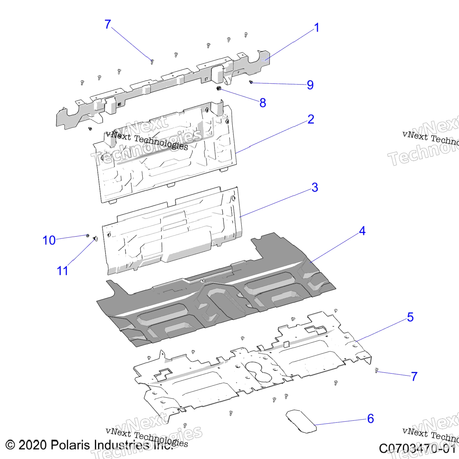 Body, Rear Closeoff, Center Panels Z22rml2kalApBkBlBpBt