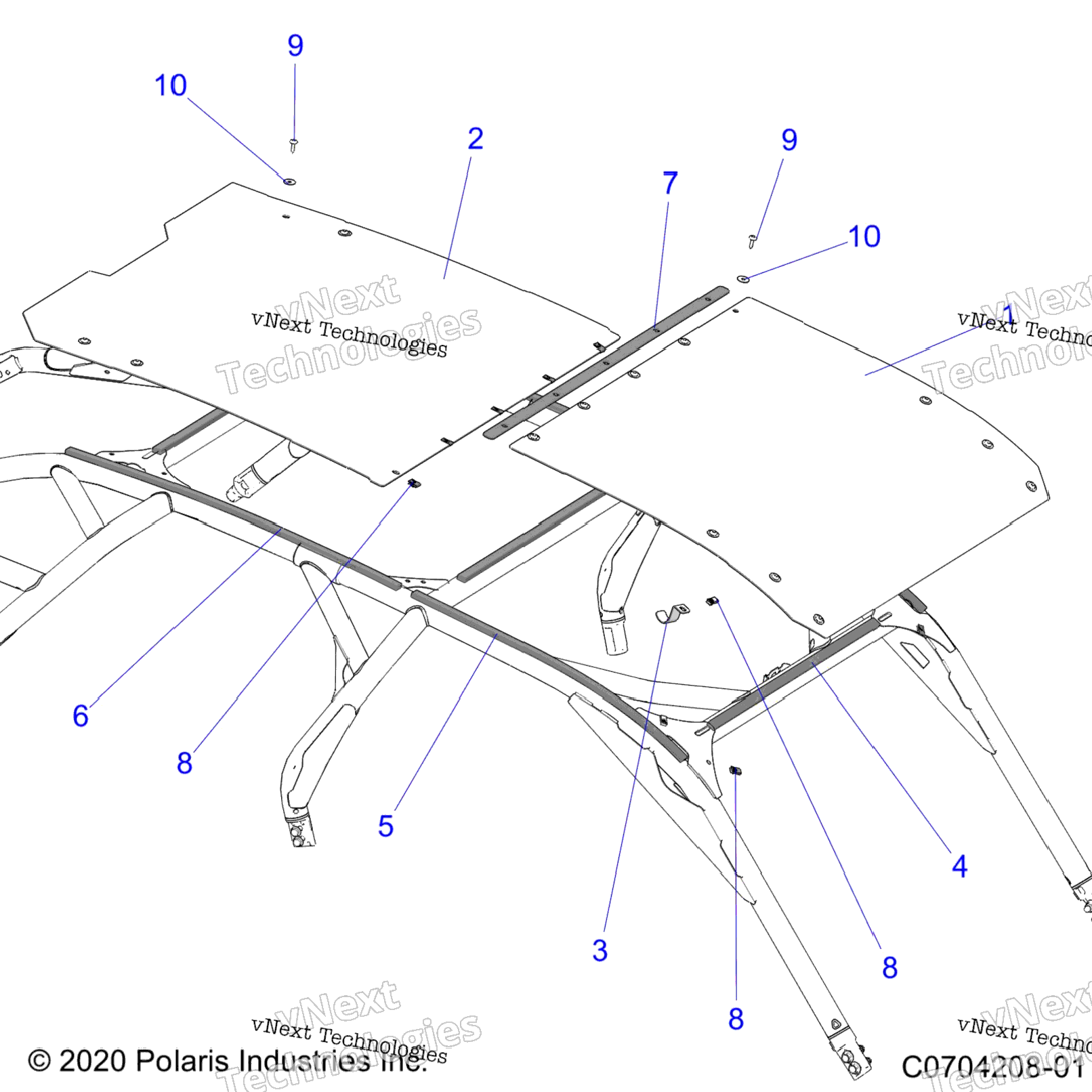 Body, Roof Z22rml2kalApBkBlBpBt