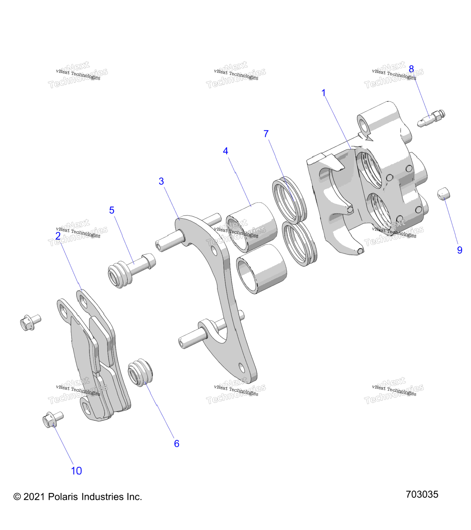 Brakes, Caliper, Rear Z22rml2kalApBkBlBpBt