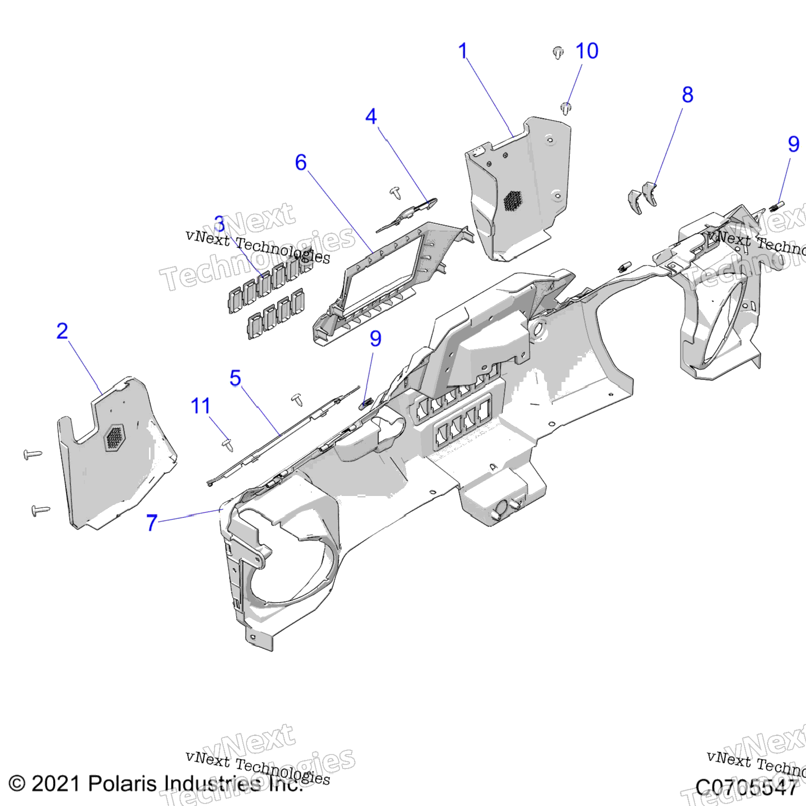 Body, Dash Lower Rc Z22m4c92asBs