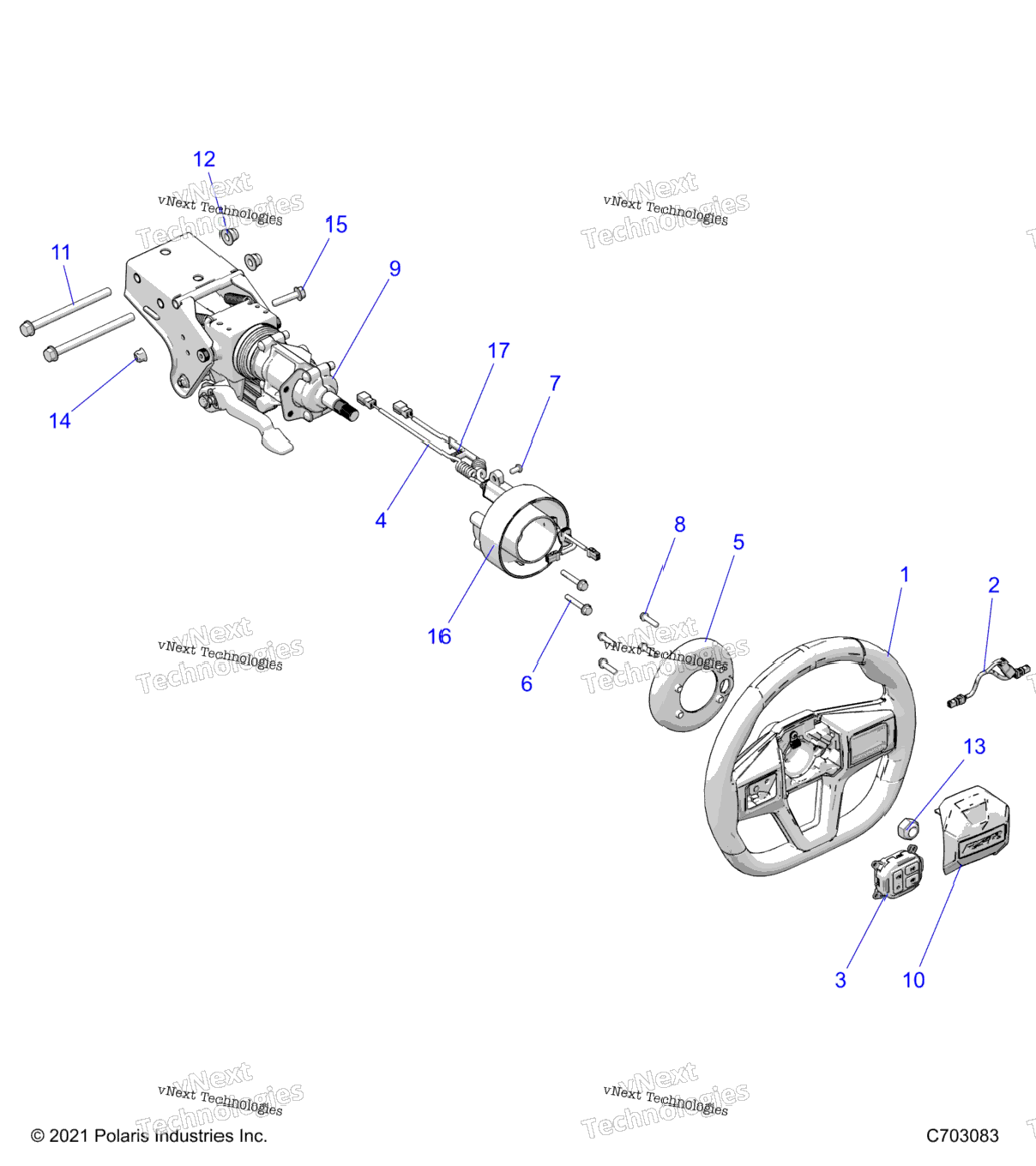 Steering, Upper, PremiumDeluxe