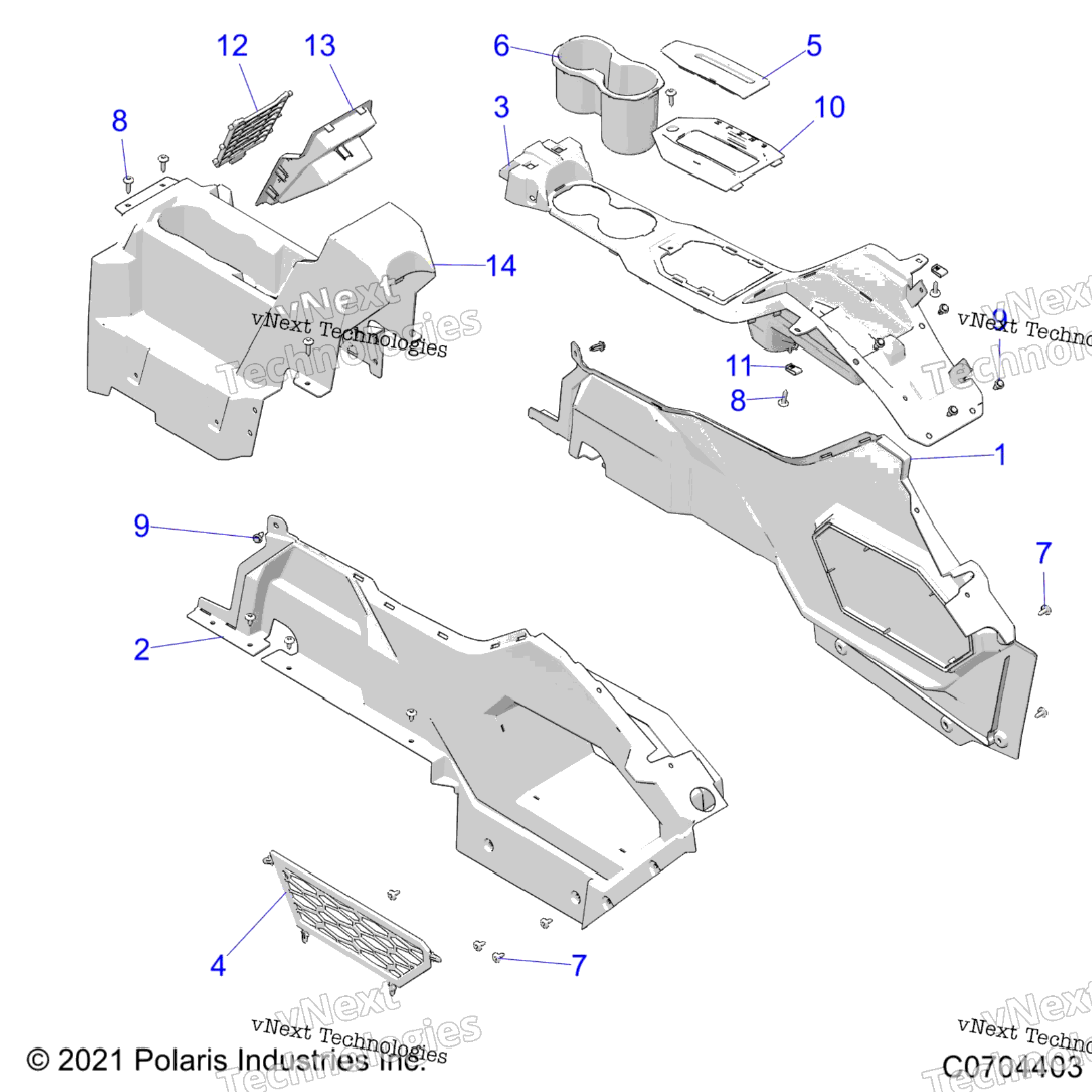 Body, Center Console