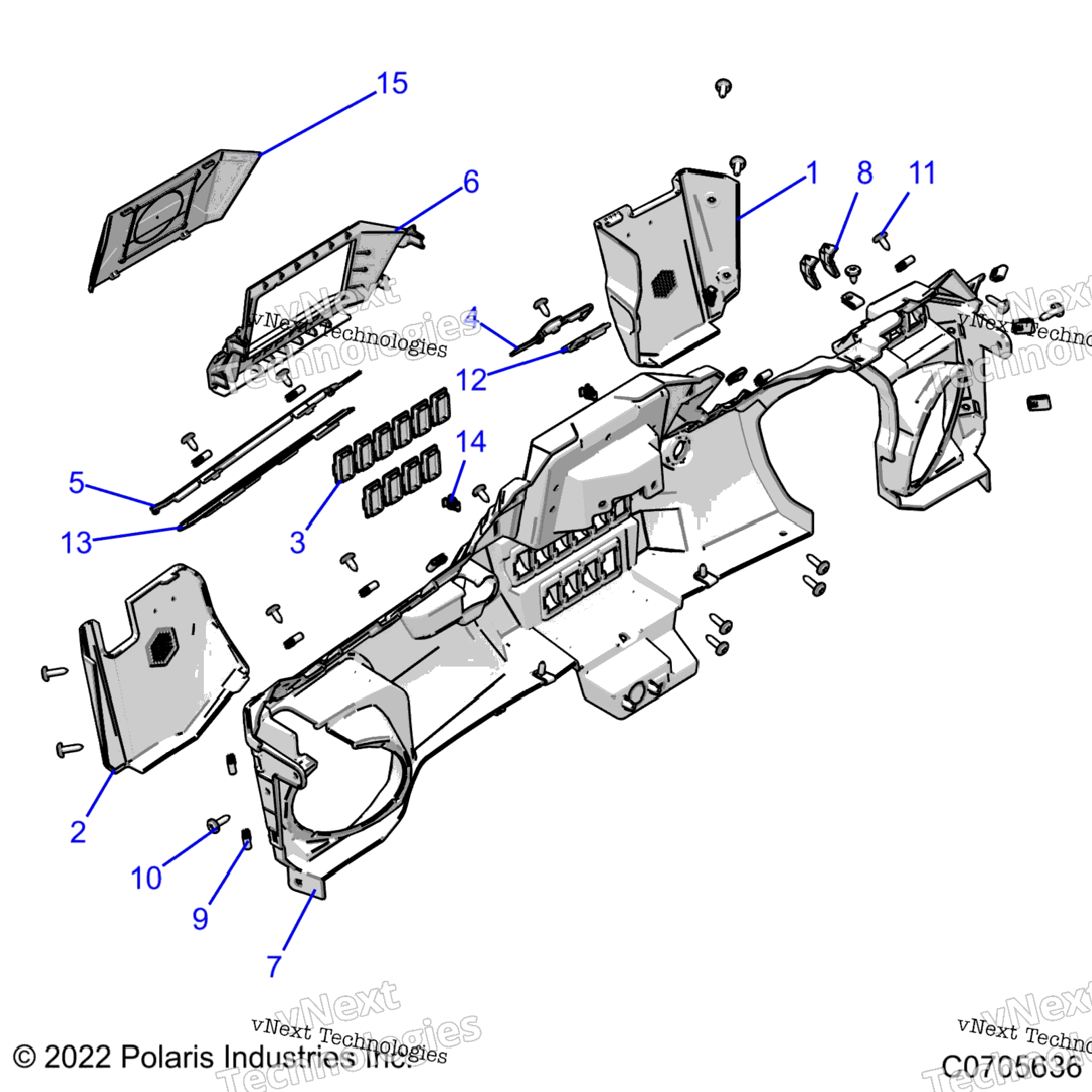 Body, Dash Lower