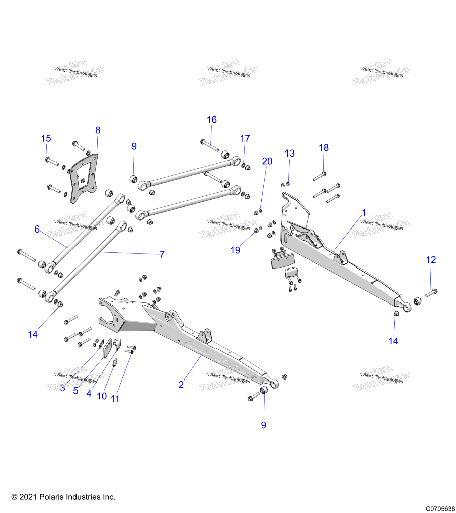 Suspension, Rear Control Arms