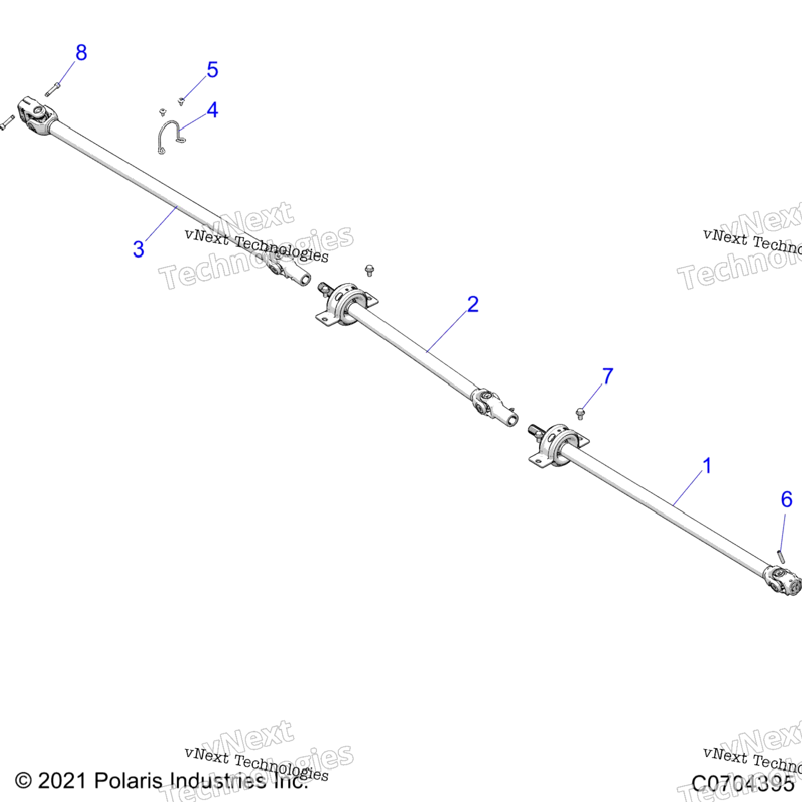 Drive Train, Front Prop Shaft