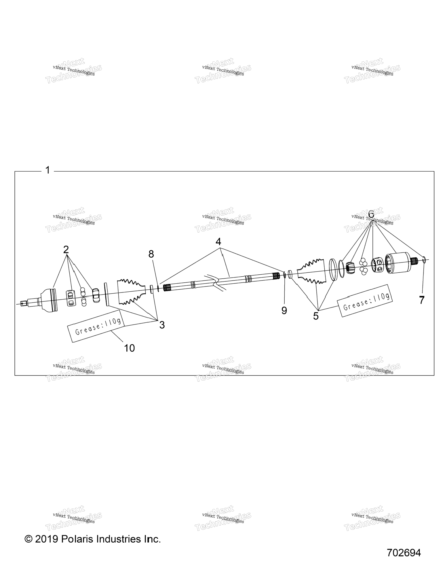 Drive Train, Half Shaft, Front