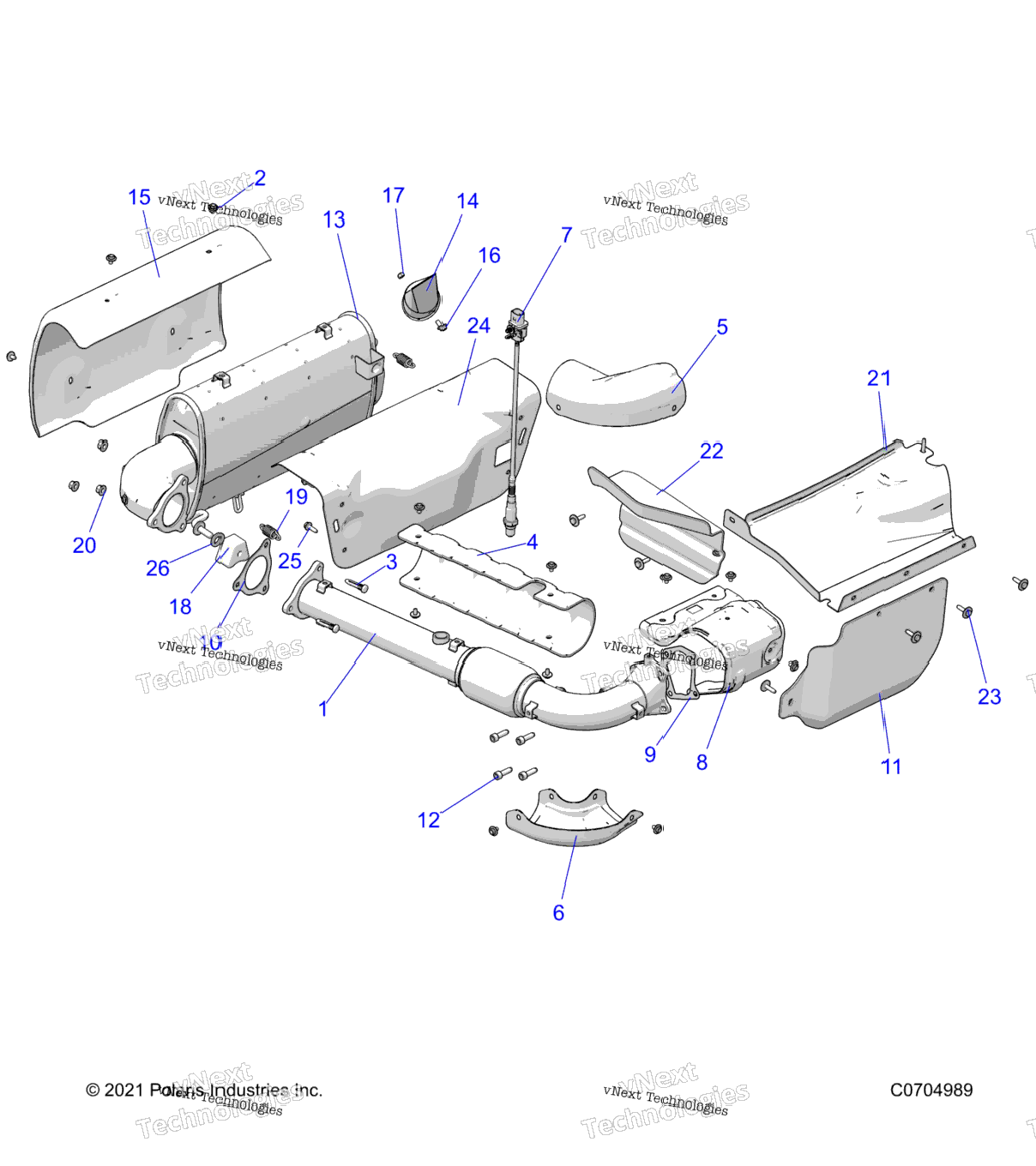 Engine, Exhaust System