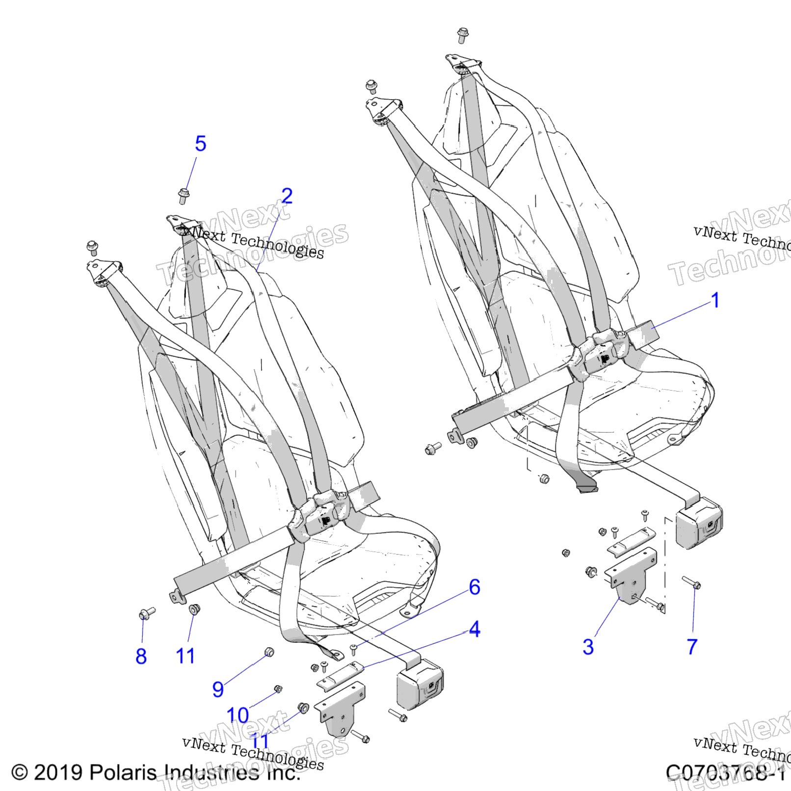 Body, Seat Belt Mounting, PremiumUltimate