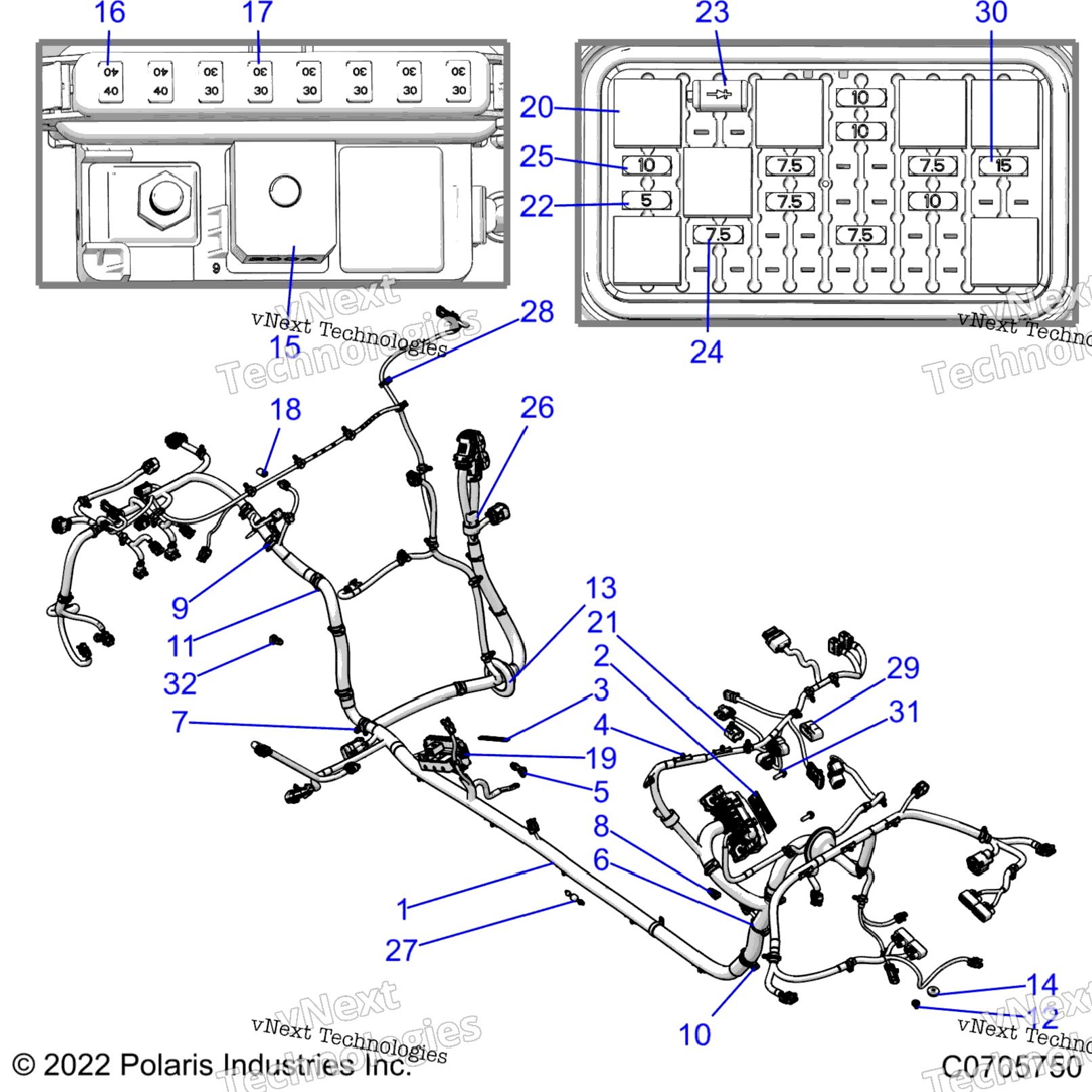 Electrical, Wire Harness, Chassis, Ultimate