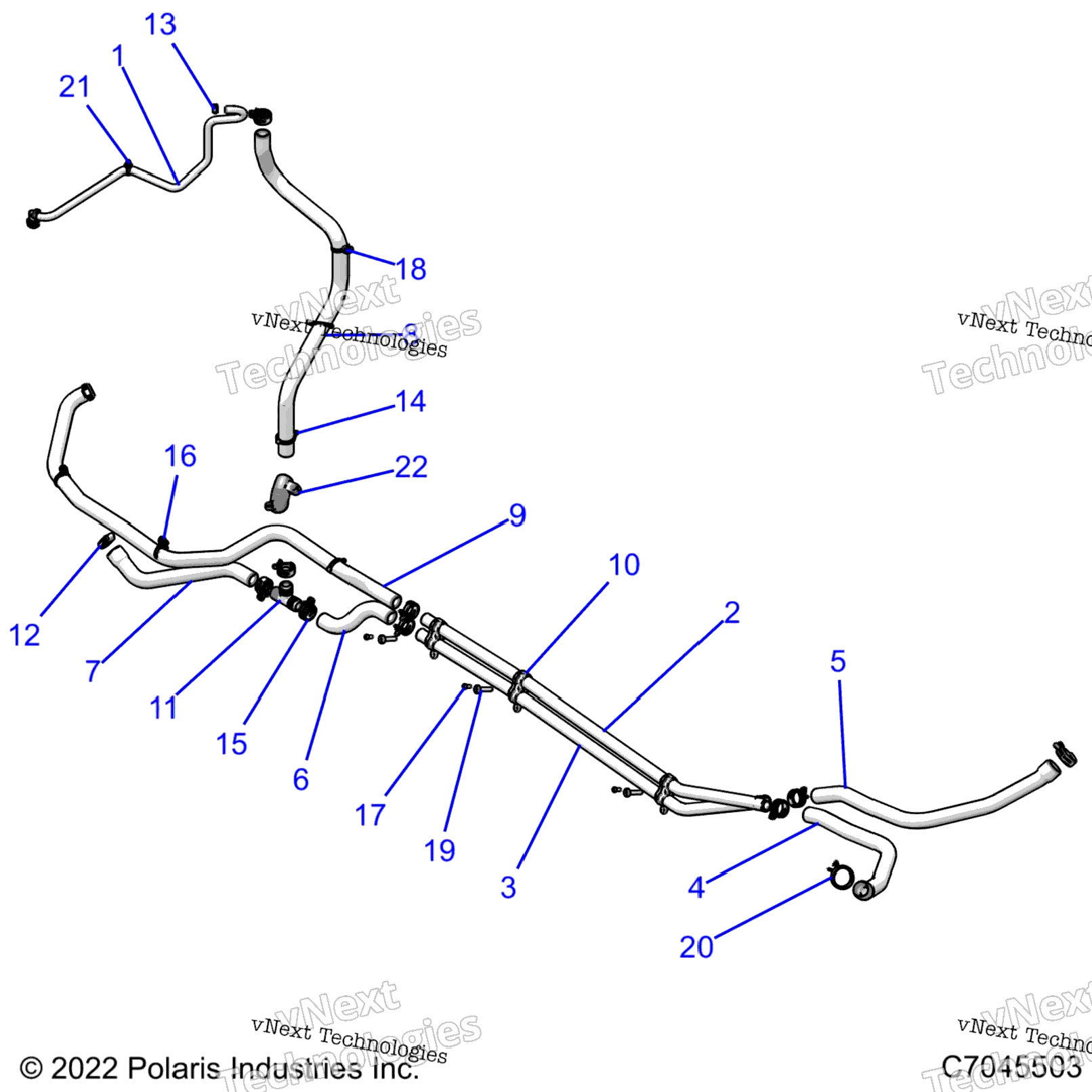 Engine, Cooling Routing Engine