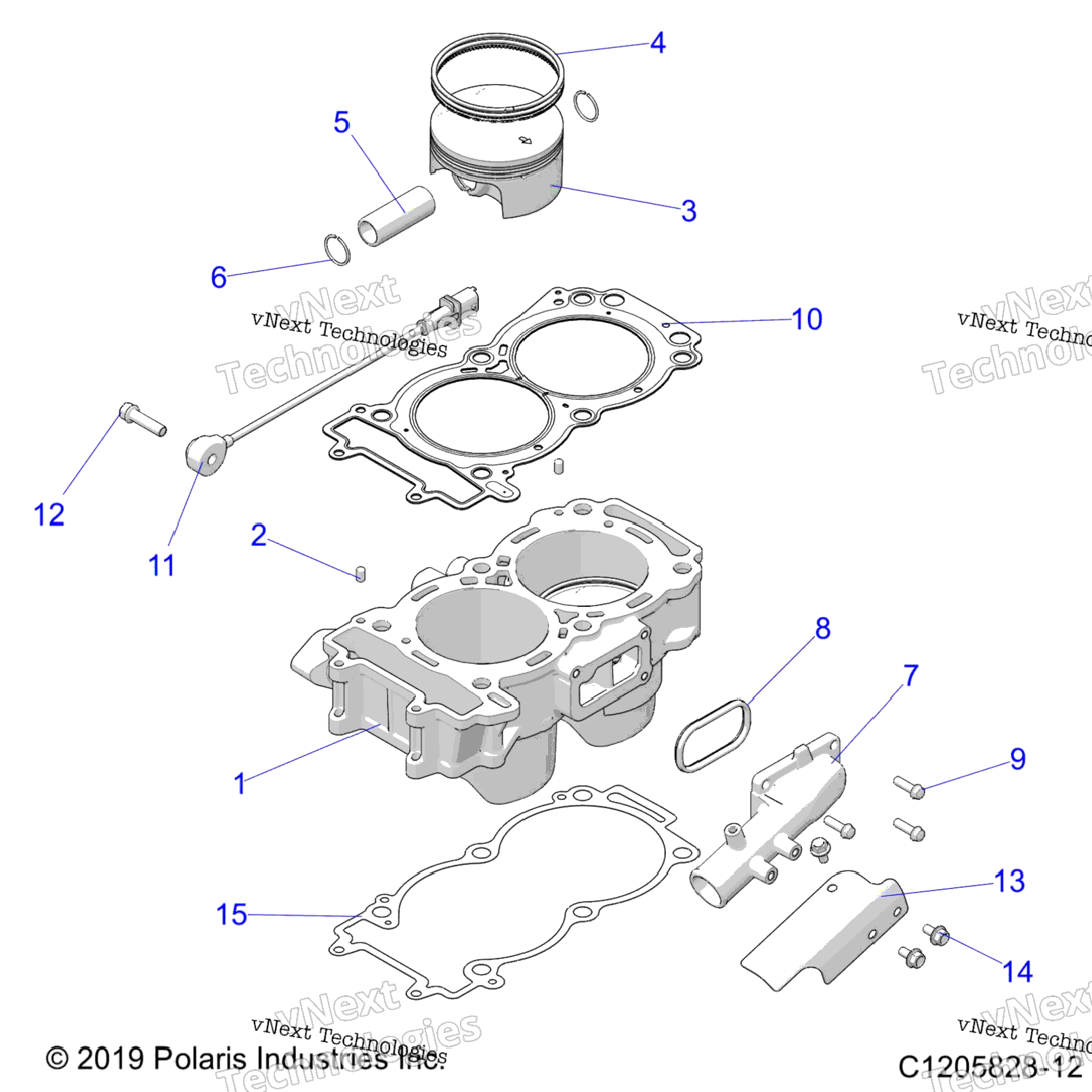 Engine, Cylinder And Piston