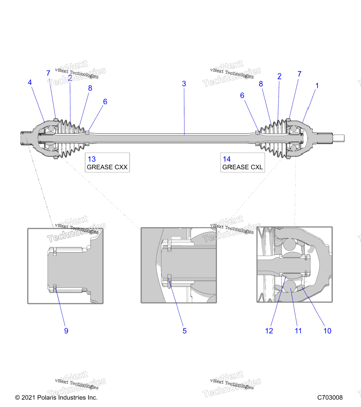 Drive Train, Half Shaft, Rear