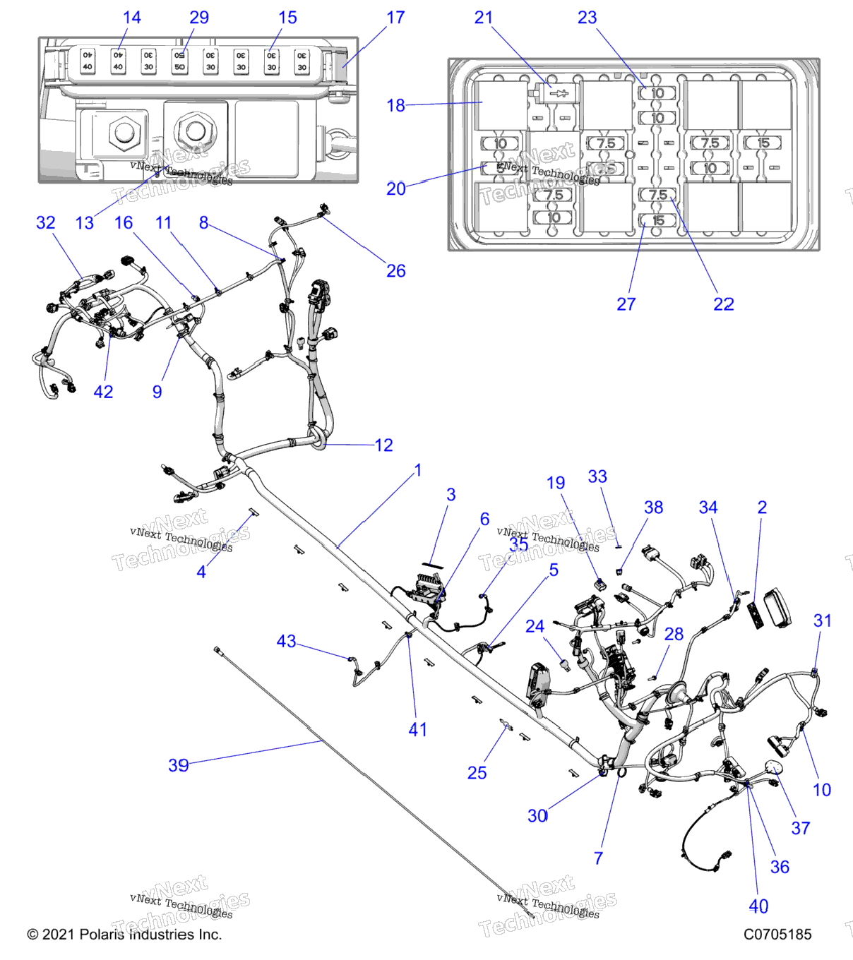 Electrical, Wire Harness, Chassis