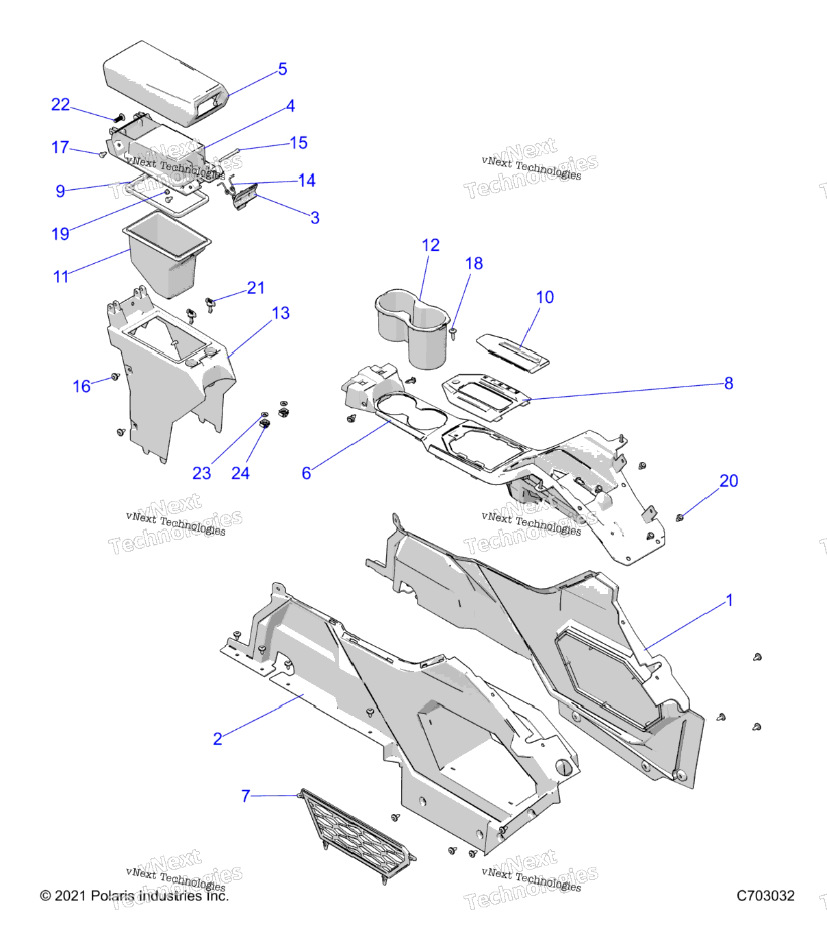 Body, Center Console