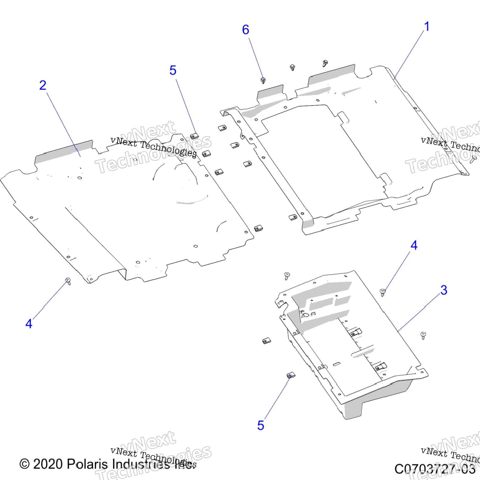 Body, Floor Panels, Rear