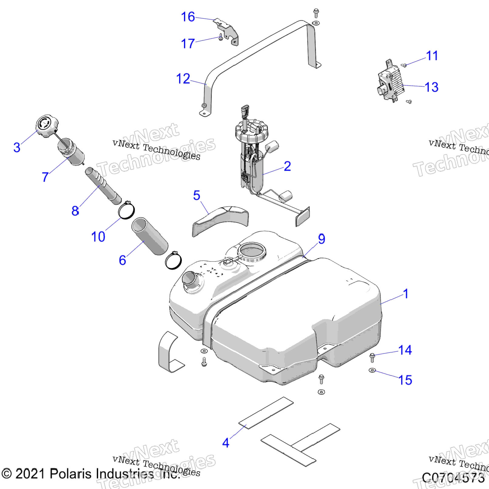 Fuel System, Tank