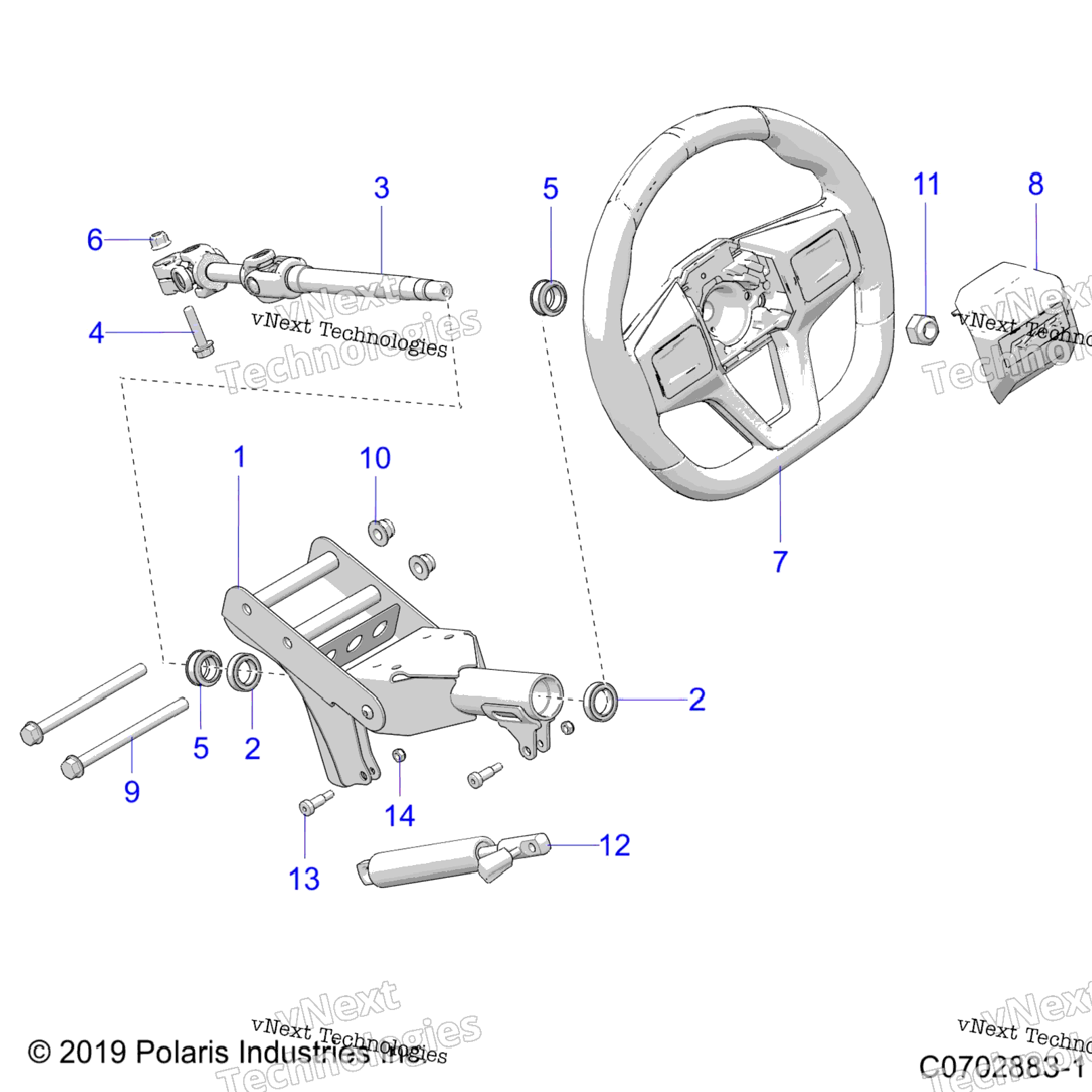 Steering, Upper, Standard