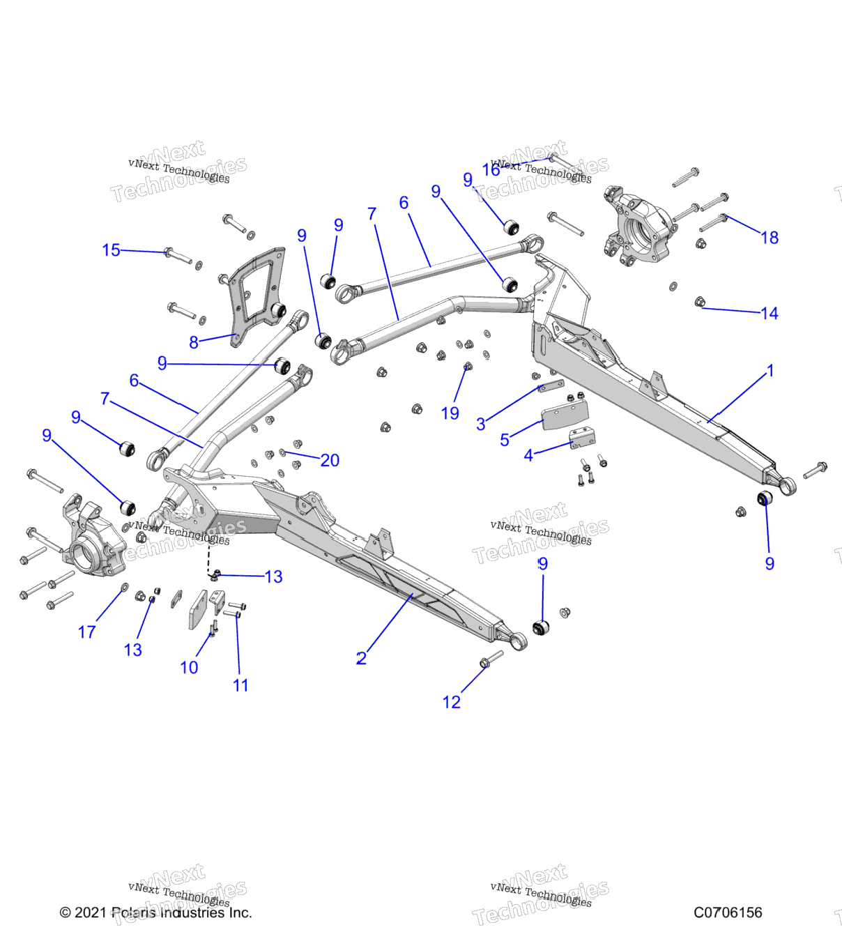 Suspension, Rear Control Arms