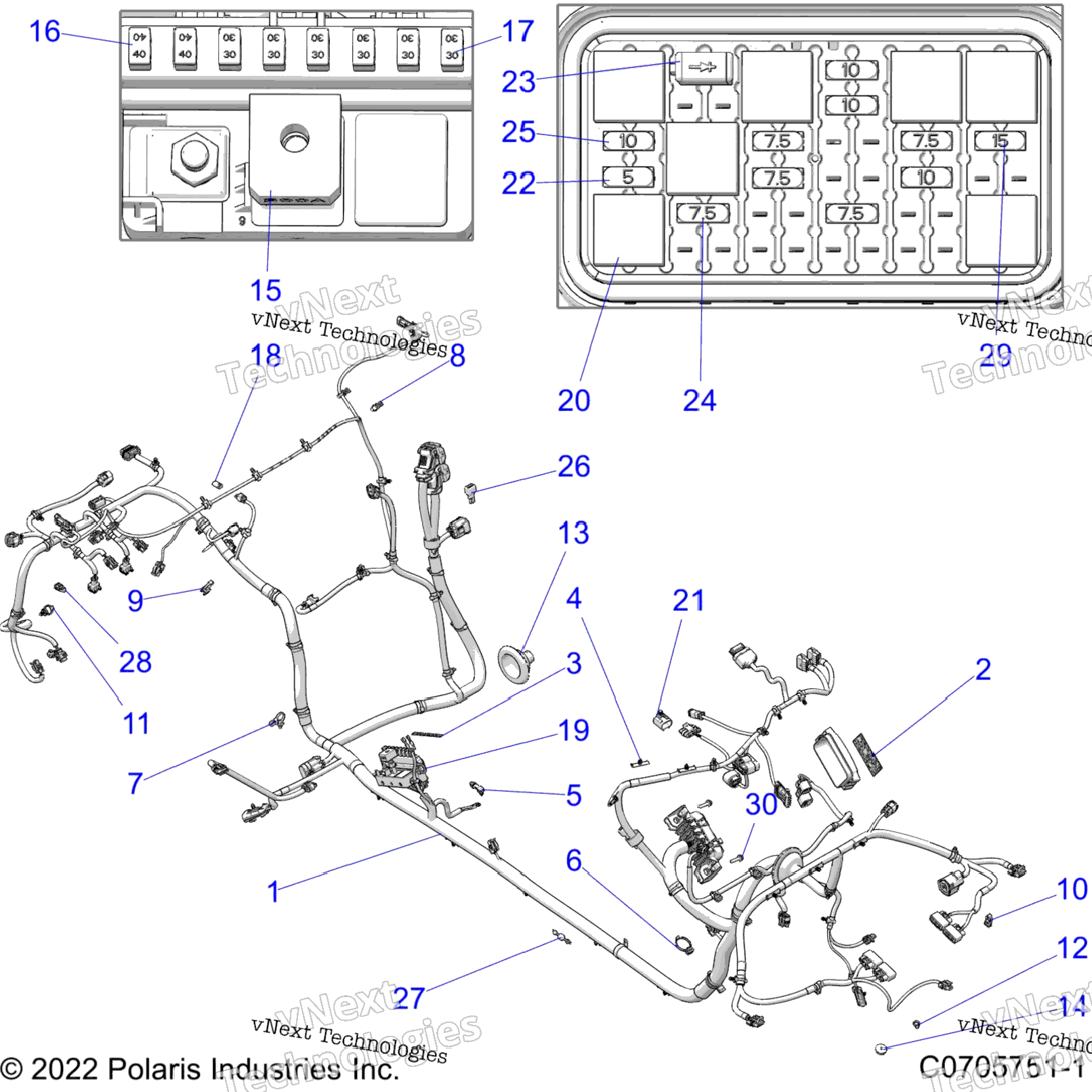 Electrical, Wire Harness, Chassis