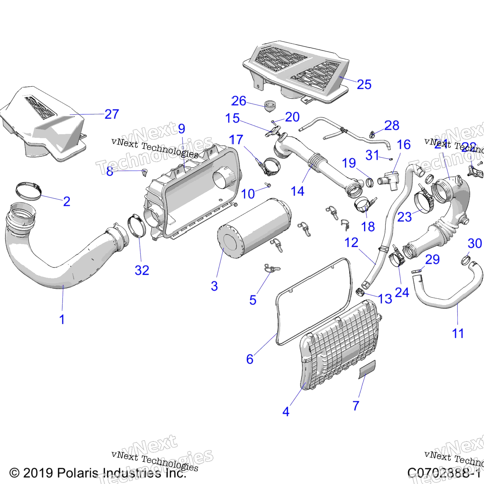 Engine, Air Intake System