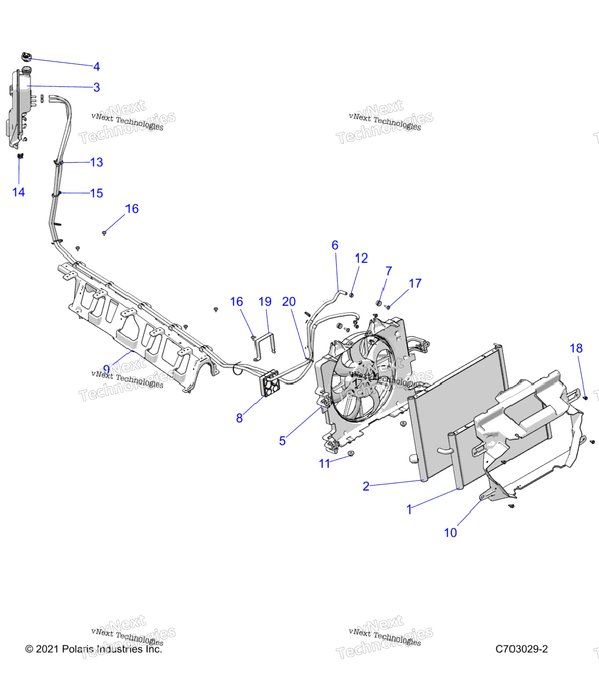 Engine, Cooling, Radiator