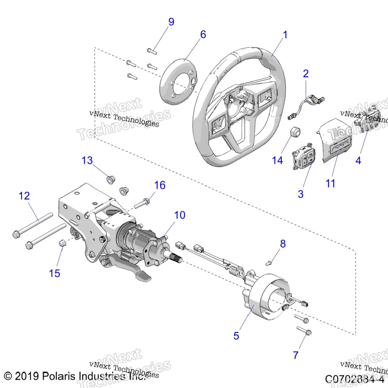 Steering, Upper, PremiumDeluxe