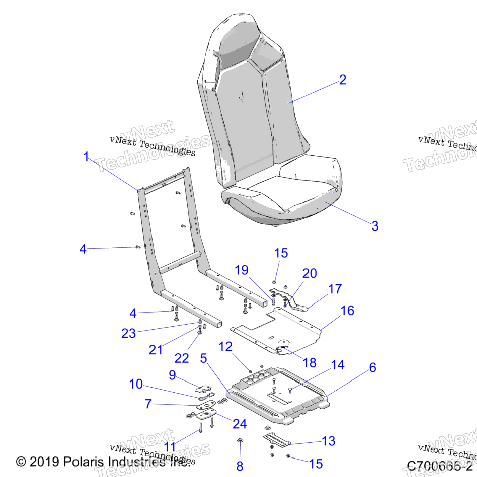 Body, Seat Asm. And Slider