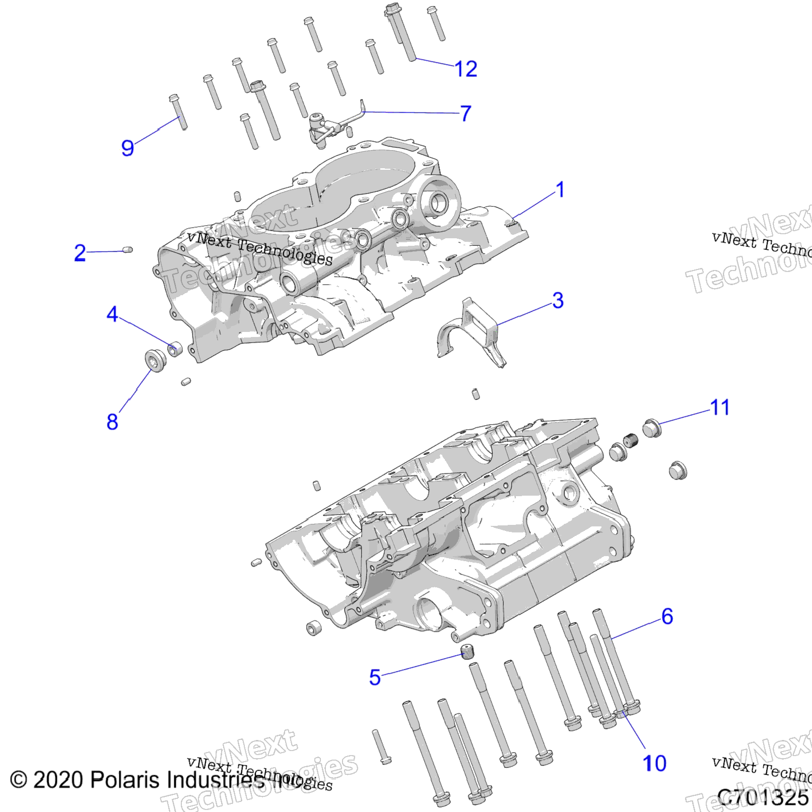 Engine, Crankcase