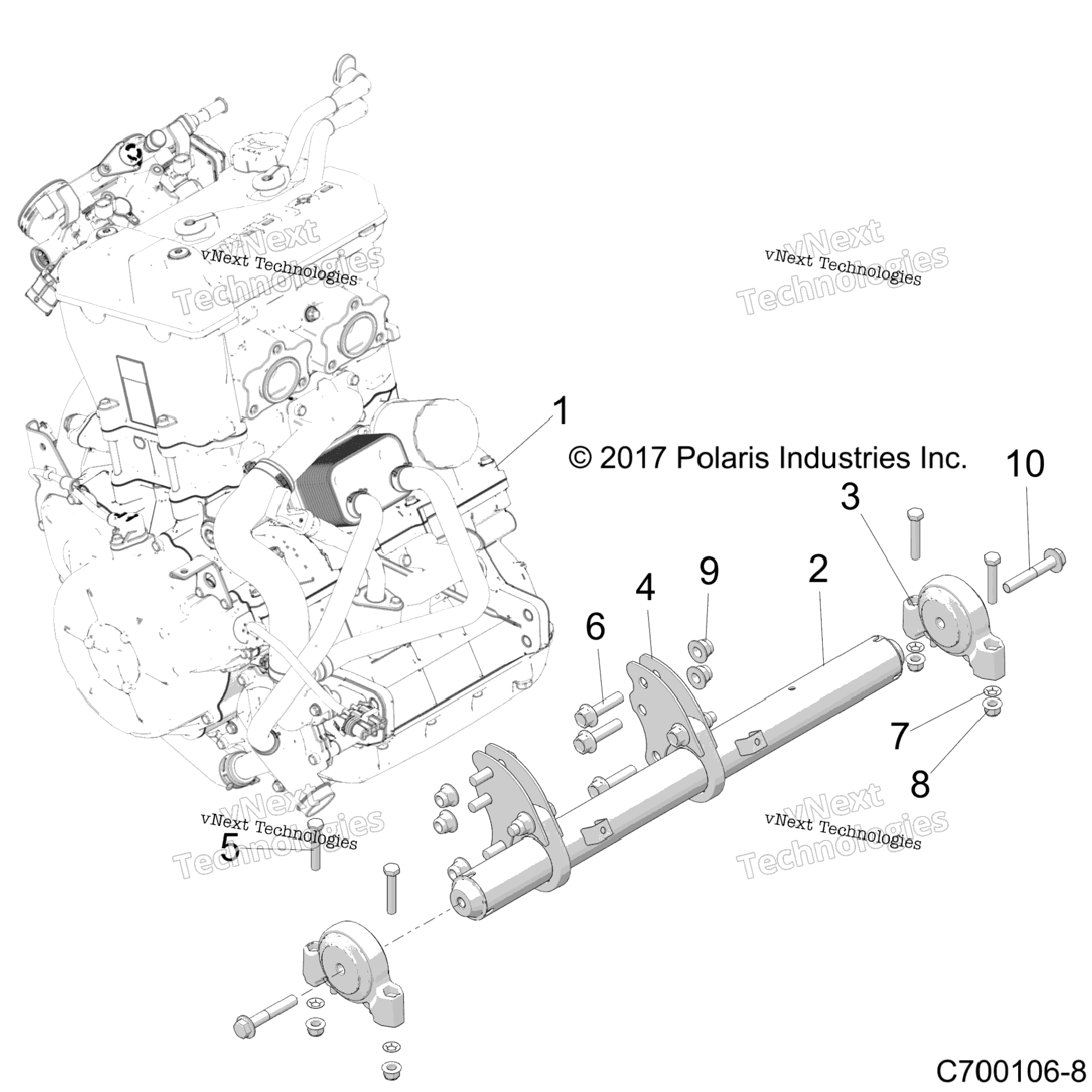 Engine, Mounting