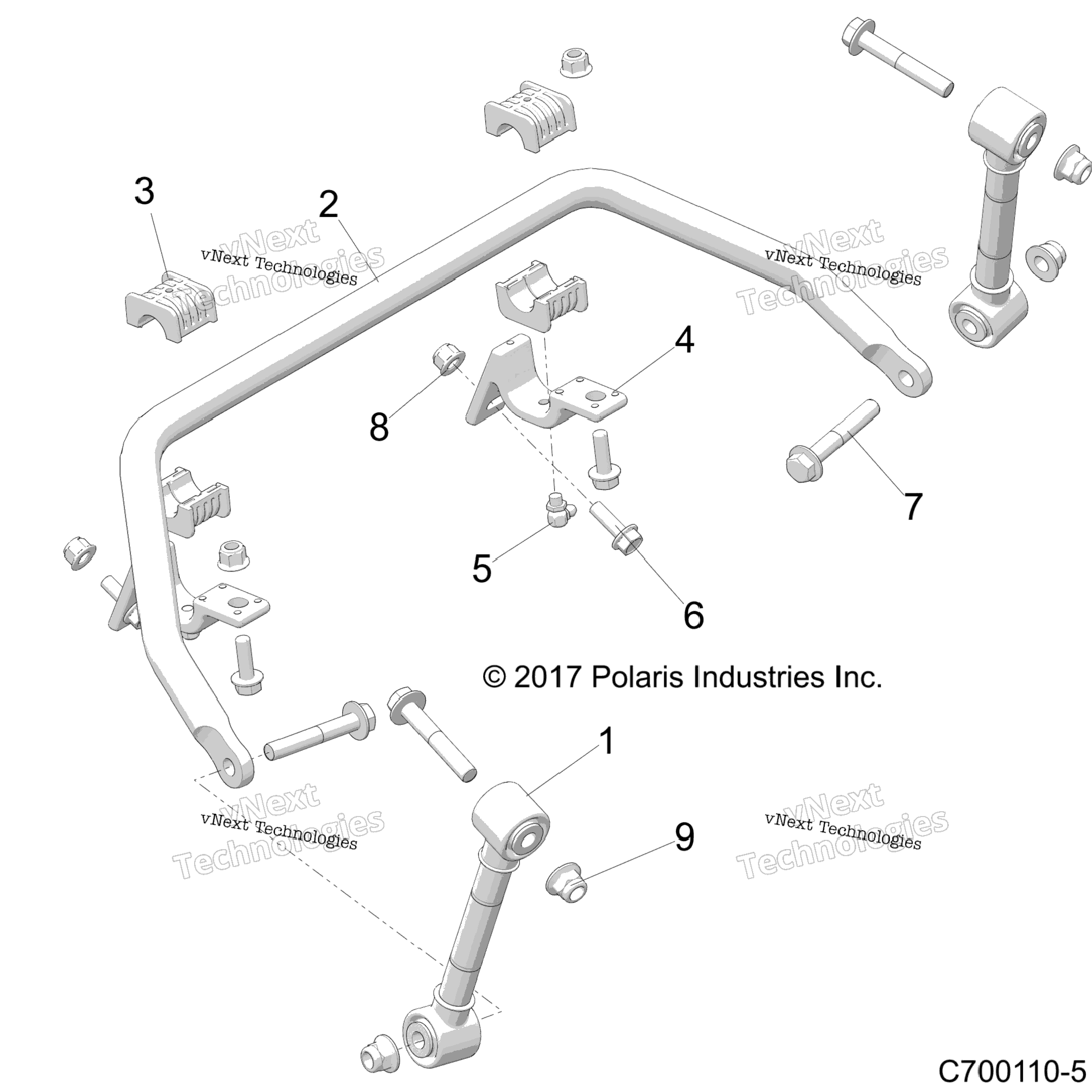 Suspension, Front Stabilizer Bar