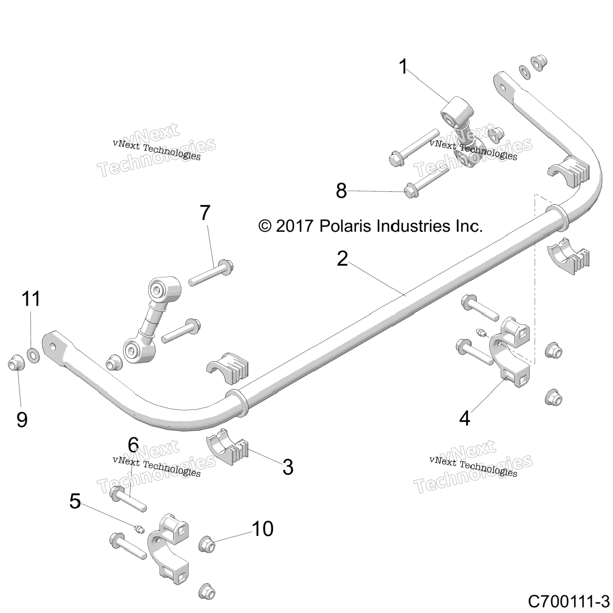 Suspension, Rear Stabilizer Bar