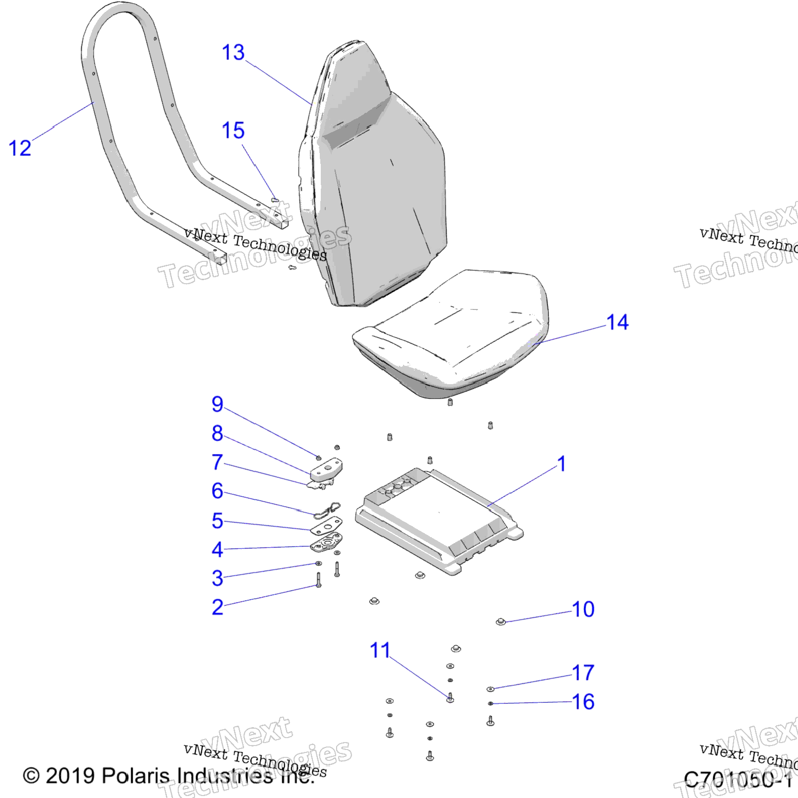 Body, Seat Asm