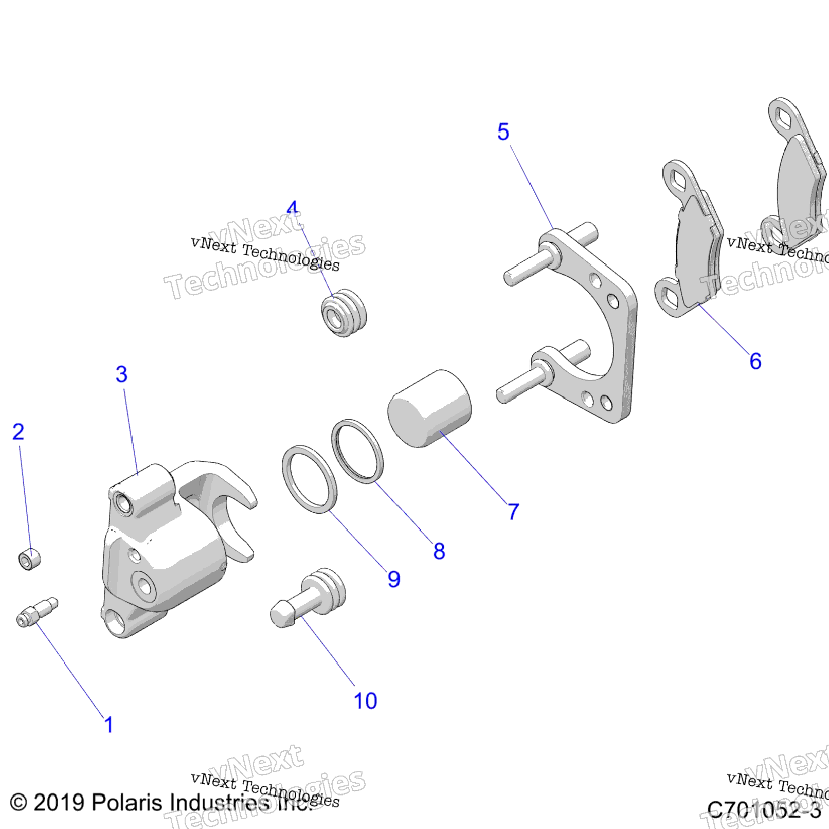 Brakes, Rear Caliper